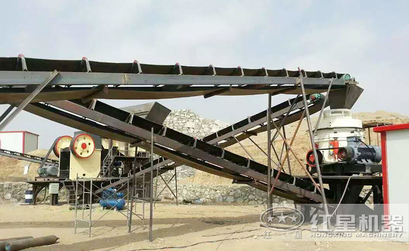 圓錐破碎機作業現場