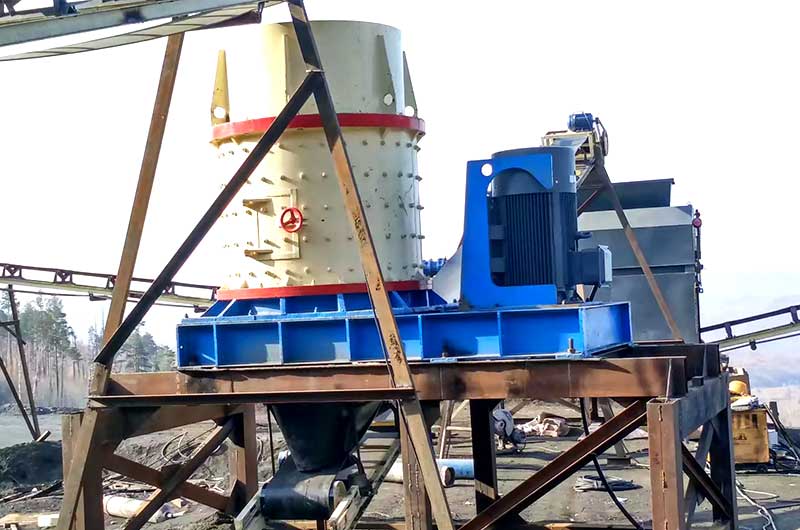 復合式破碎機現場圖