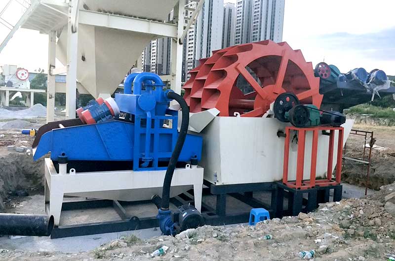 洗砂機現場圖